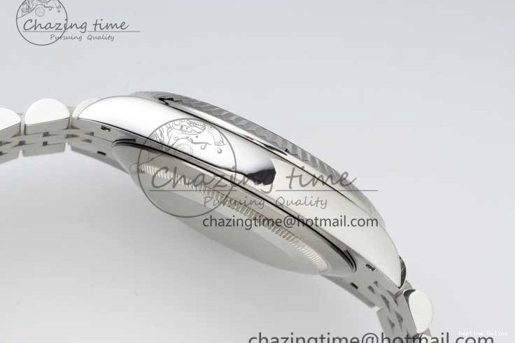 0103 EasyCare DateJust 36 DIWF 1:1 Best Edition 904L Steel Blue Stick Dial on Jubilee Bracelet SA 2317